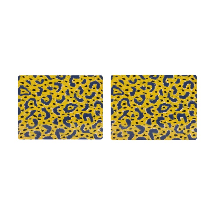 Monster pöytätabletti 30x40 cm 2 kpl - Ochre yellow-grey-black - Hem