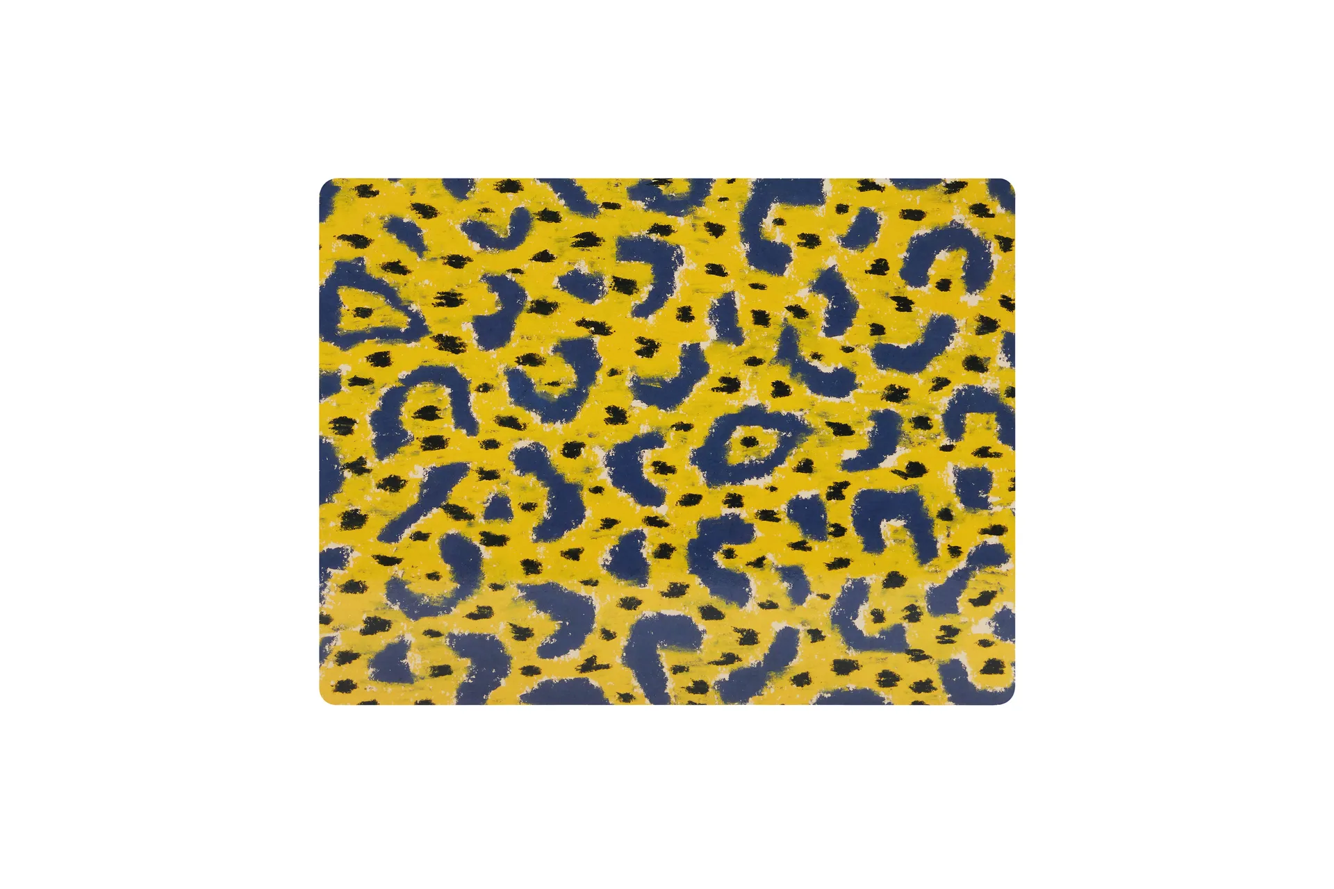 Monster pöytätabletti 30x40 cm 2 kpl, Ochre yellow-grey-black Hem