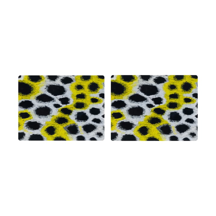 Monster pöytätabletti 30x40 cm 2 kpl - White-yellow-black - Hem