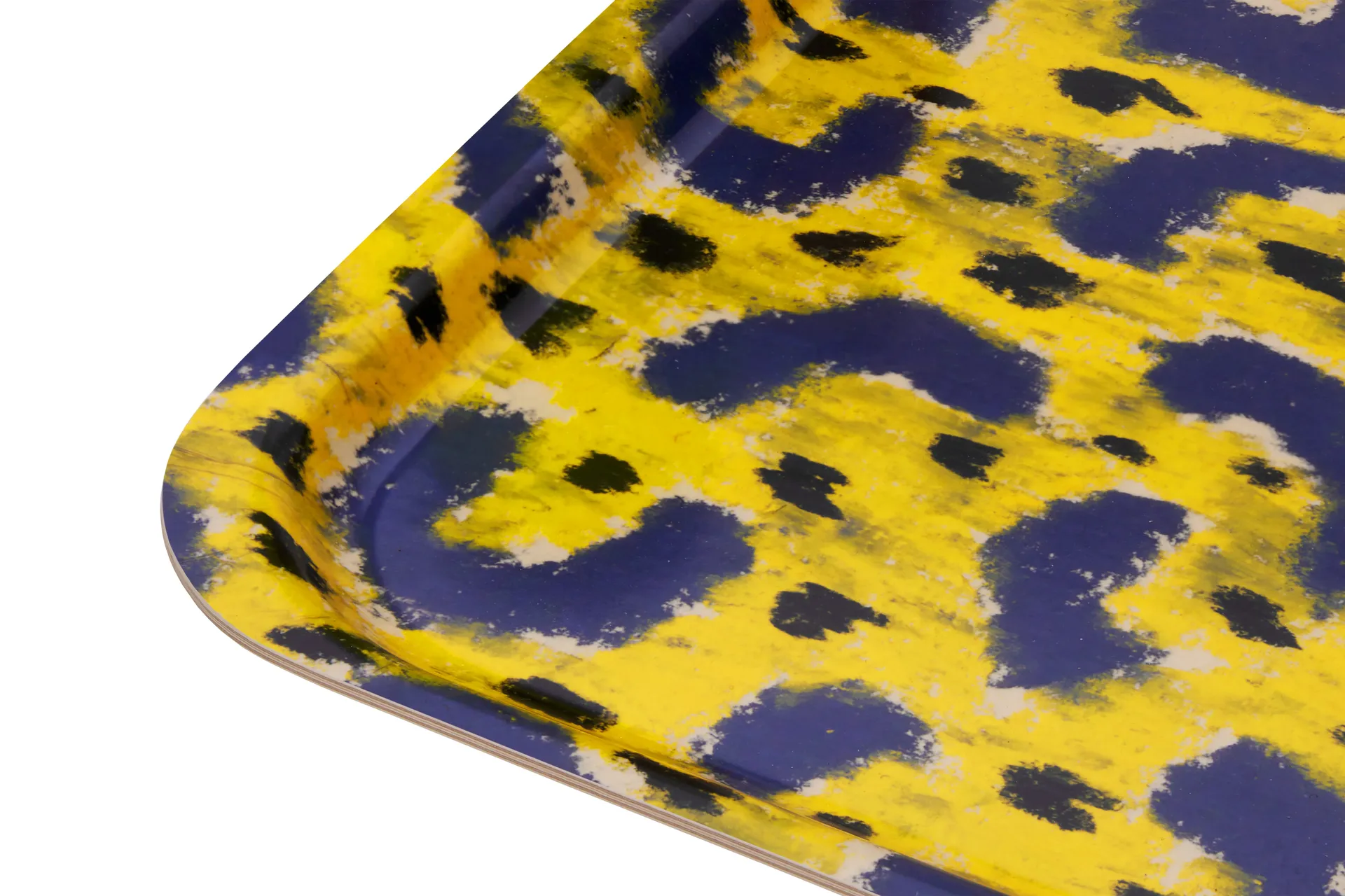 Monster tarjotin Medium 37x53 cm, Ochre yellow-grey-black Hem