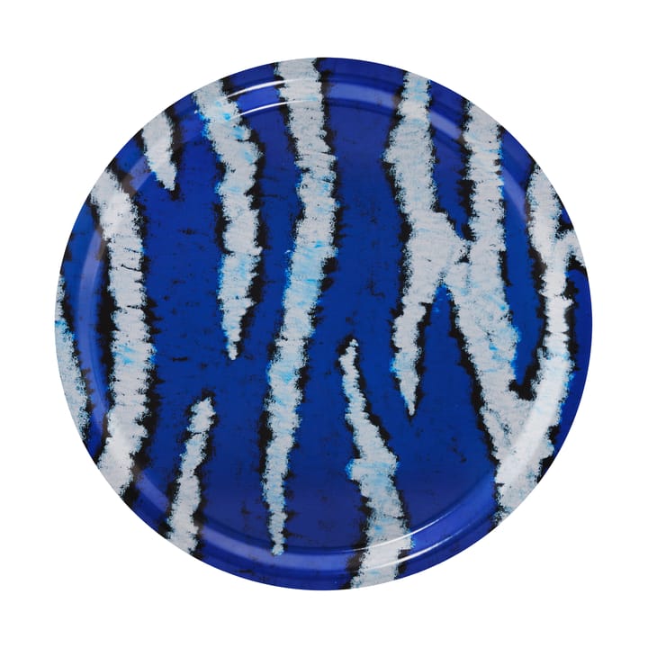 Monster tarjotin Medium Ø49 cm - Ultramarine blue-white - Hem