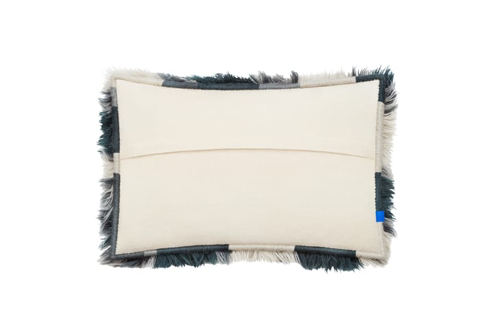 Monster tyyny Large 40x60 cm, Dark teal-off white Hem