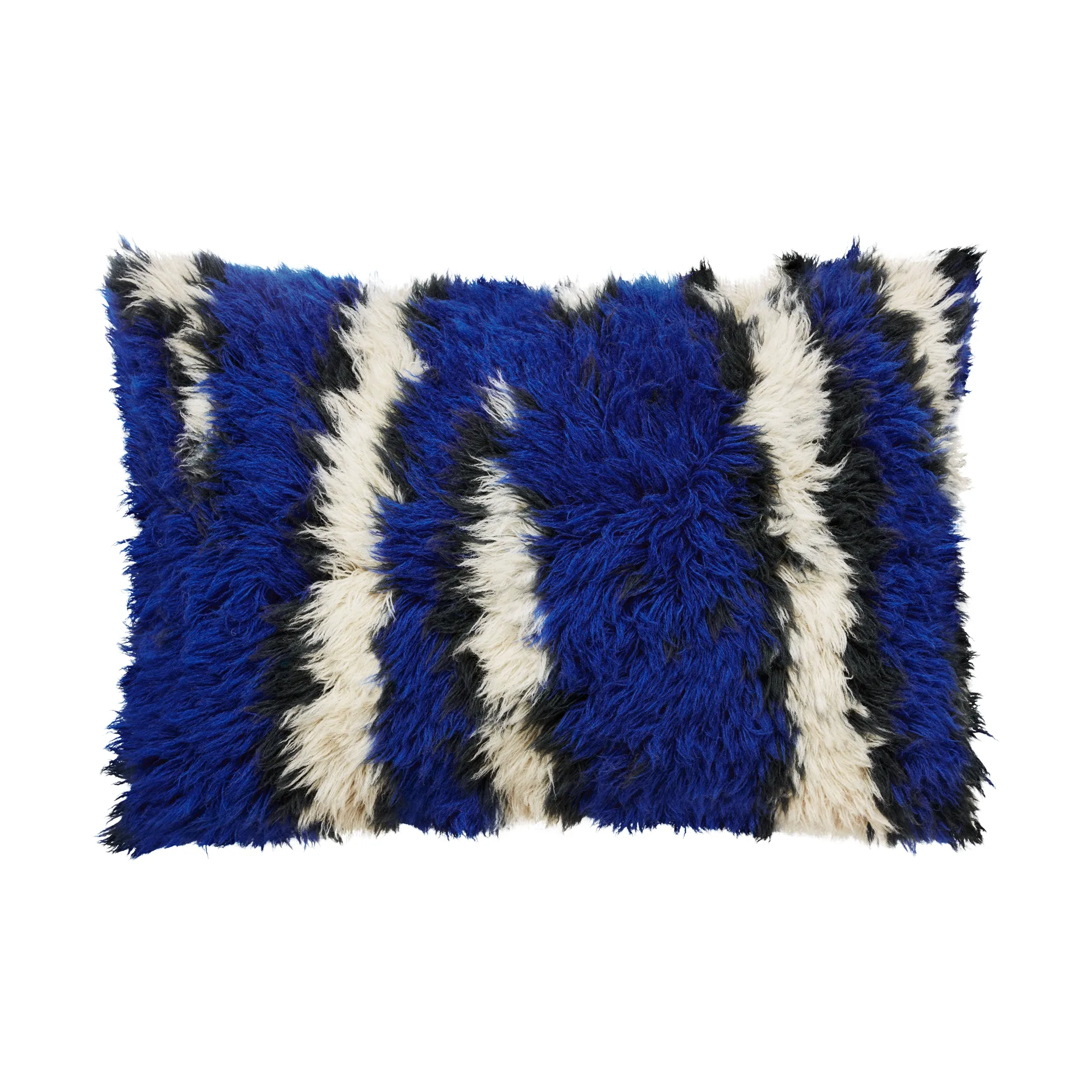 Monster tyyny Large 40x60 cm, Ultramarine blue-off white Hem