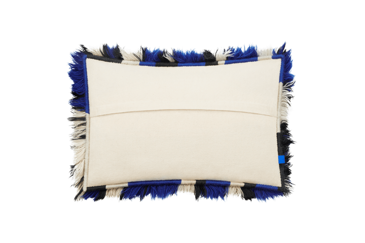 Monster tyyny Large 40x60 cm, Ultramarine blue-off white Hem
