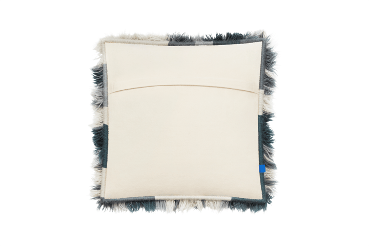 Monster tyyny Medium 50x50 cm, Dark teal-off white Hem