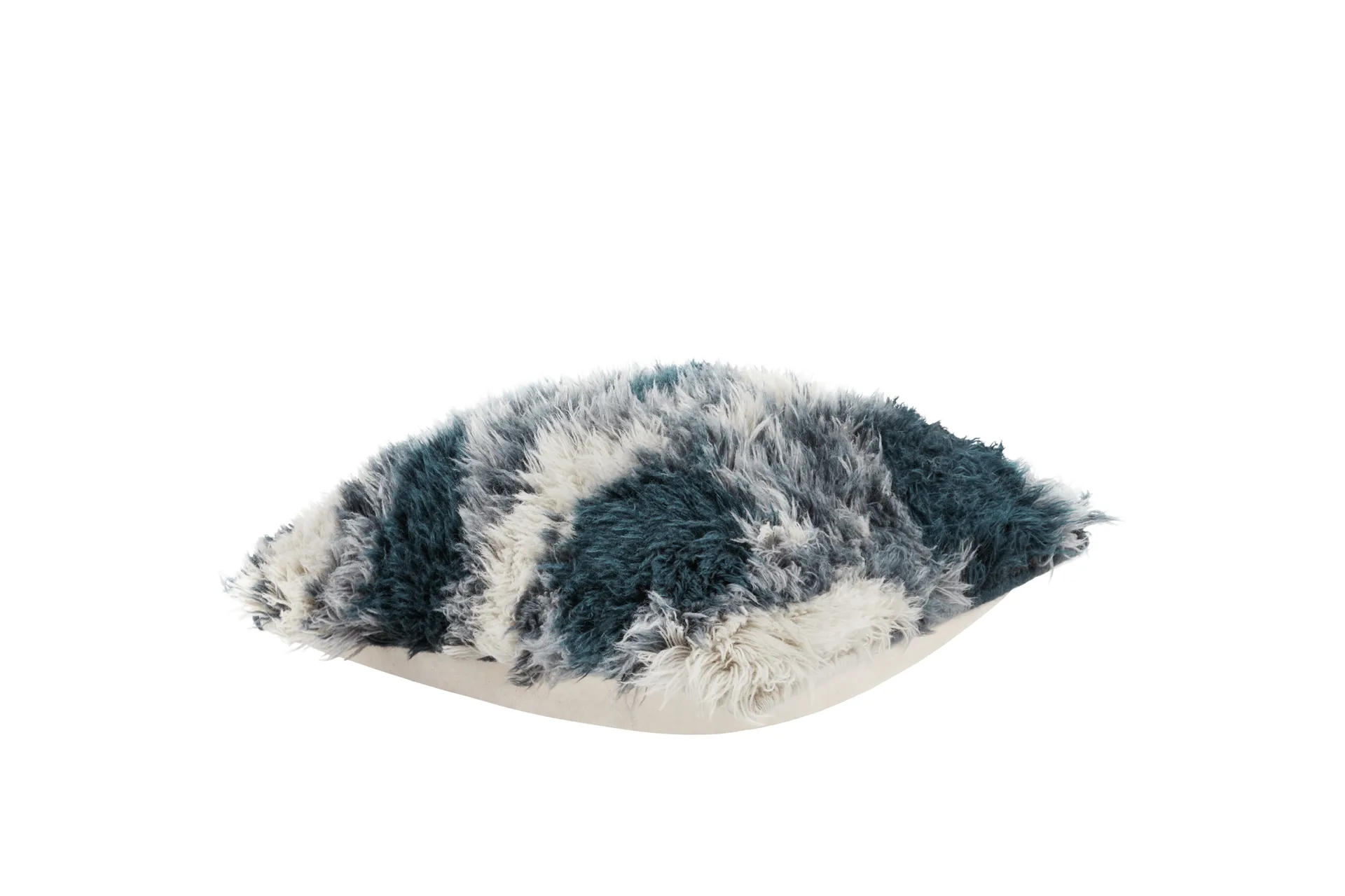 Monster tyyny Medium 50x50 cm, Dark teal-off white Hem