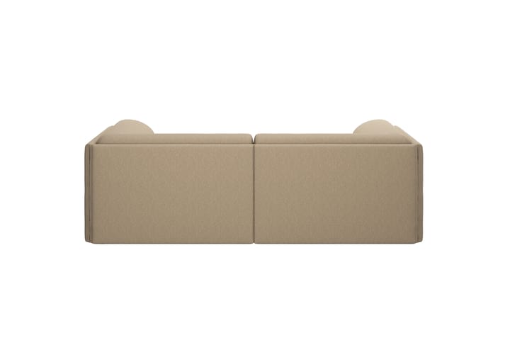 Palo Block 2-istuttava sohva käsinojallinen Low 200 cm, Beige Hem
