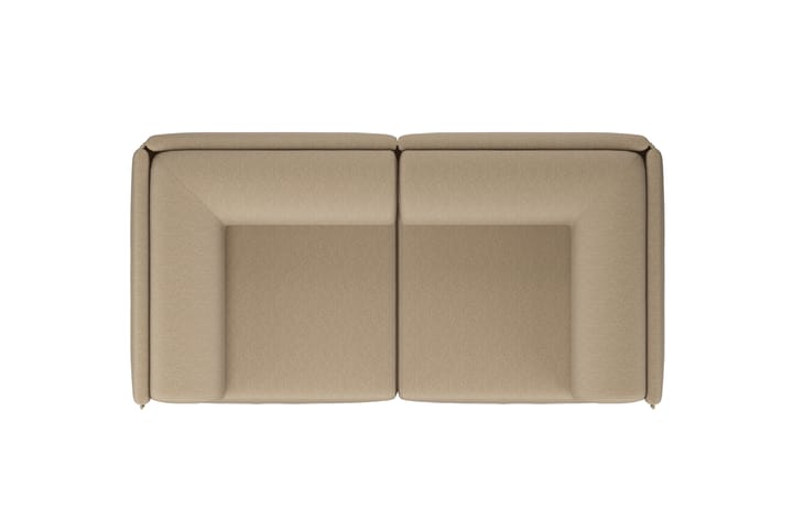 Palo Block 2-istuttava sohva käsinojallinen Low 200 cm, Beige Hem