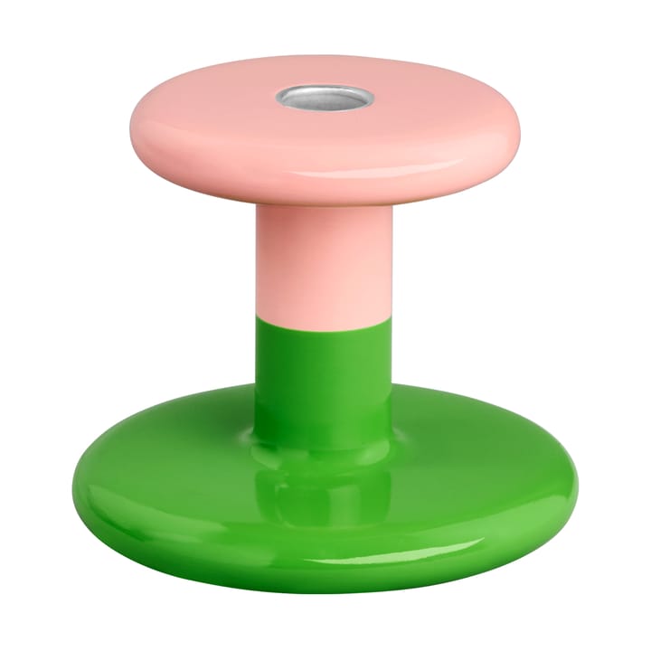 Pesa kynttilänjalka Low 11 cm - Pink-green - Hem