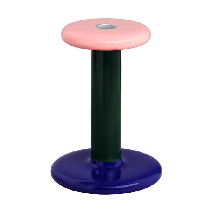 Pesa kynttilänjalka Medium 18 cm - Pink-black green-night blue - Hem