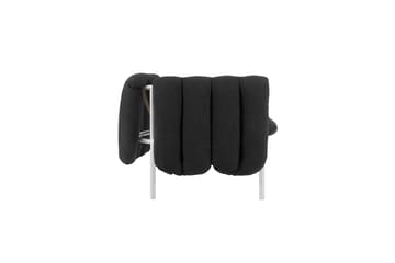 Puffy 2,5-istuttava sohva 205 cm - Anthracite-ruostumaton teräs - Hem