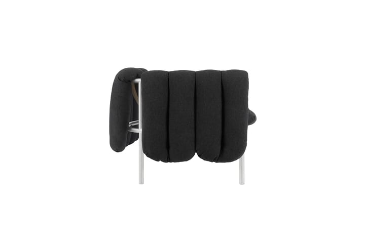 Puffy 2,5-istuttava sohva 205 cm, Anthracite-ruostumaton teräs Hem