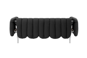 Puffy 2,5-istuttava sohva 205 cm - Anthracite-ruostumaton teräs - Hem