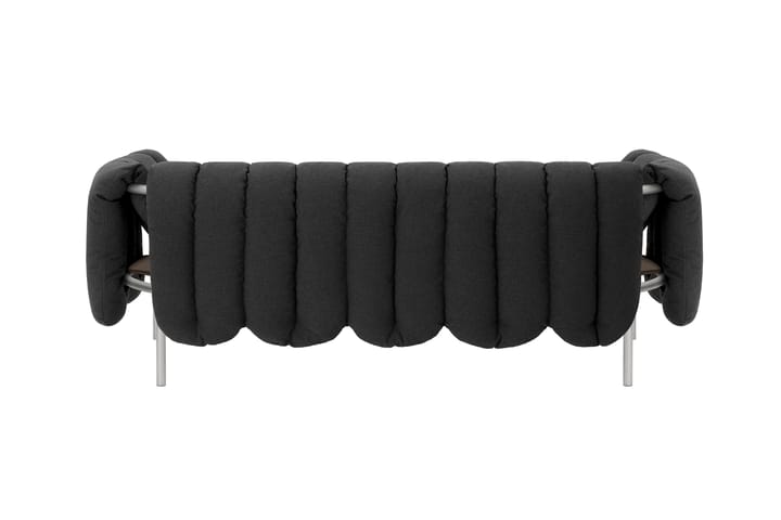 Puffy 2,5-istuttava sohva 205 cm, Anthracite-ruostumaton teräs Hem