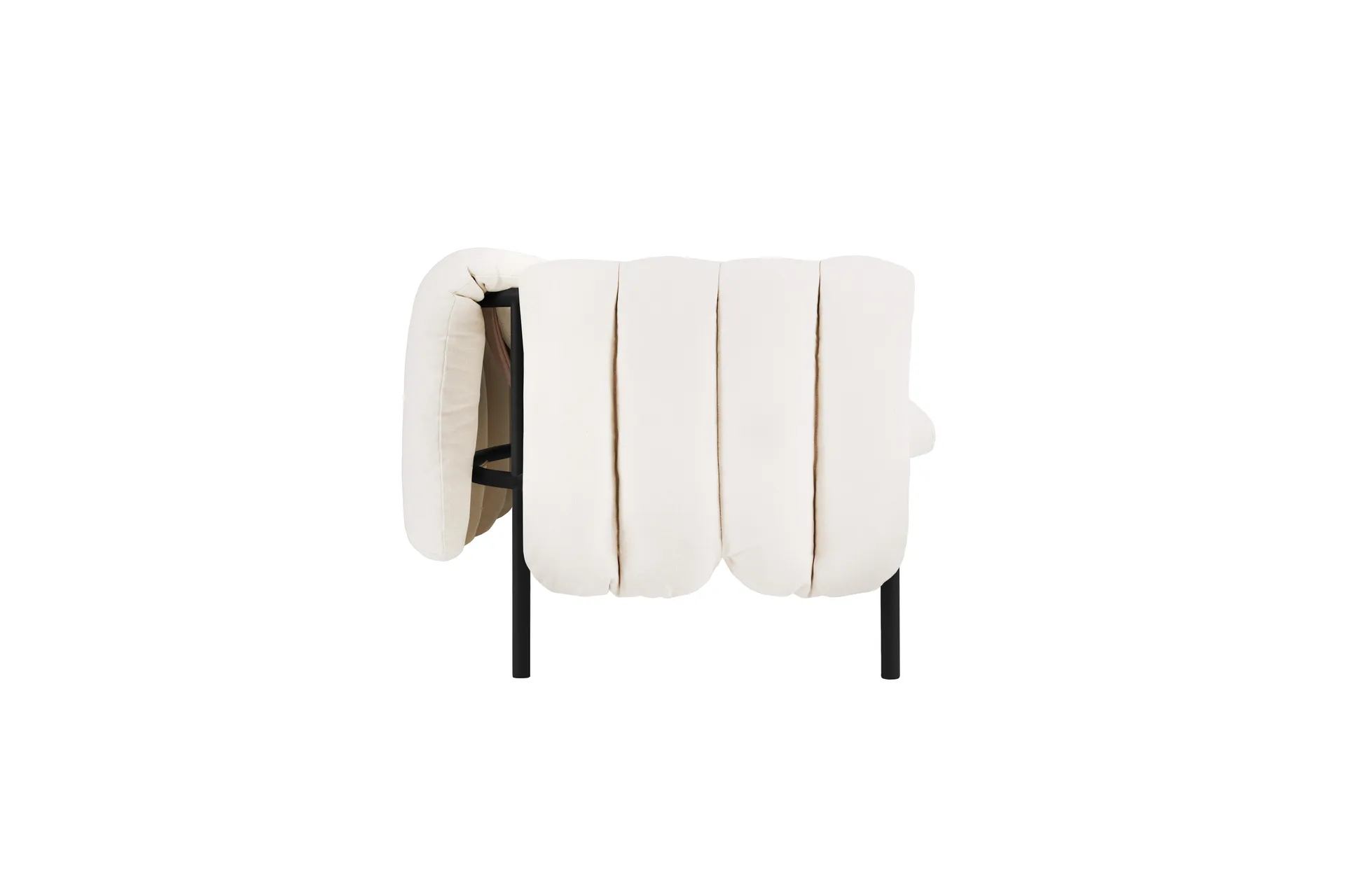 Puffy 2,5-istuttava sohva 205 cm, Natural-black grey Hem