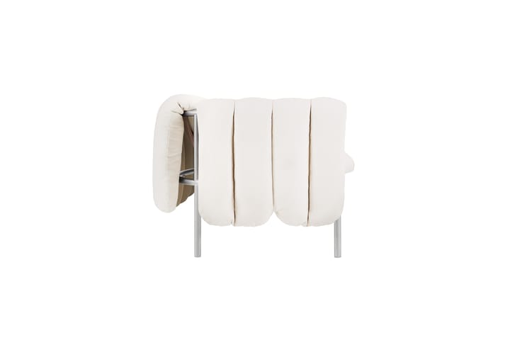 Puffy 2,5-istuttava sohva 205 cm, Natural-ruostumaton teräs Hem