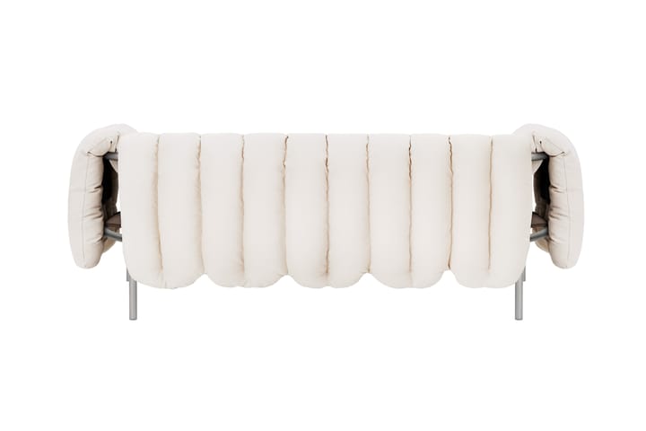 Puffy 2,5-istuttava sohva 205 cm, Natural-ruostumaton teräs Hem