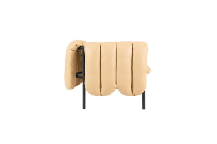 Puffy 2,5-istuttava sohva 205 cm, Sand leather-black grey Hem
