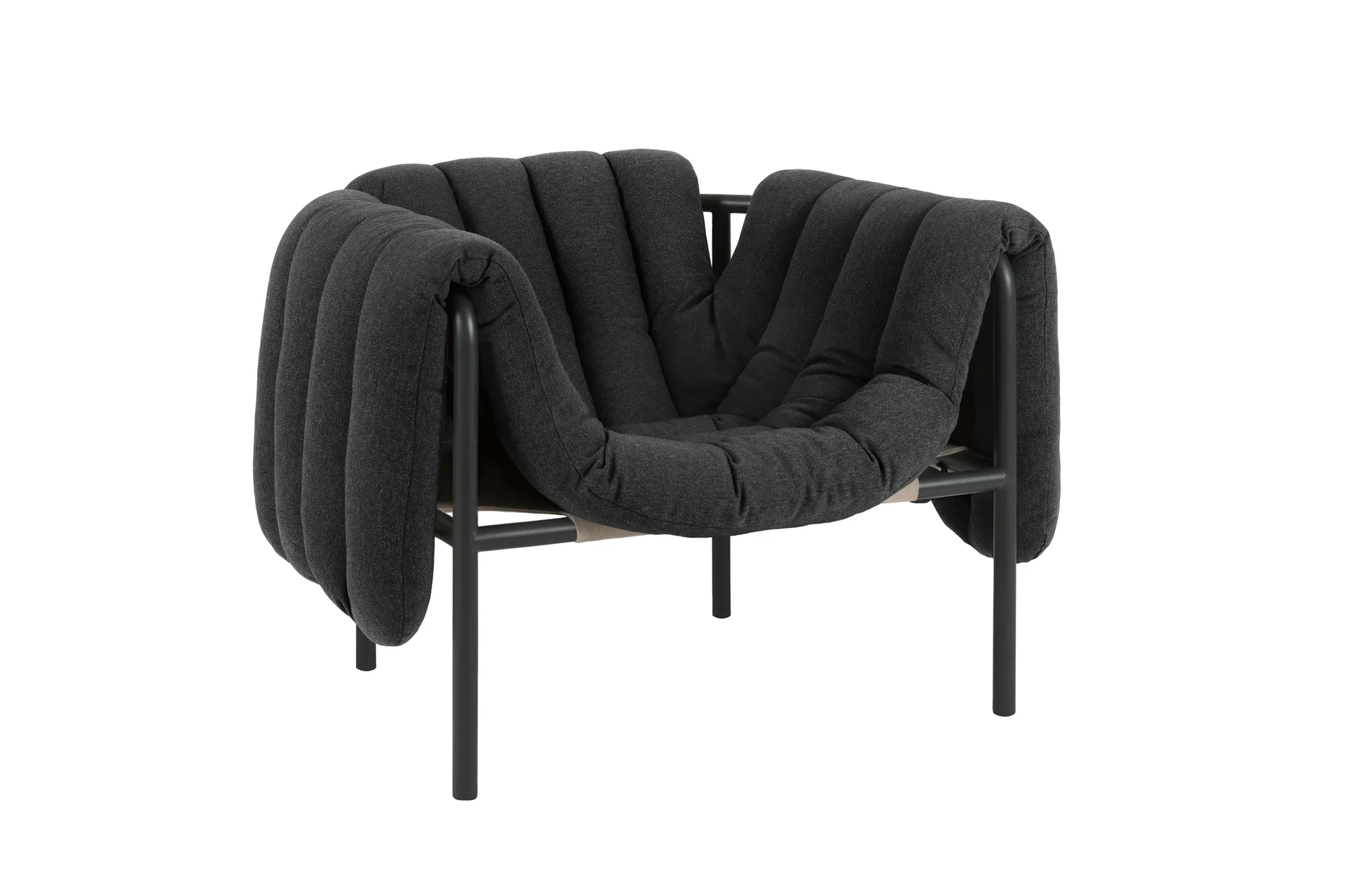 Puffy lounge-nojatuoli, Anthracite-black grey Hem