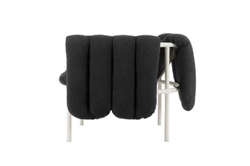 Puffy lounge-nojatuoli - Anthracite-cream - Hem