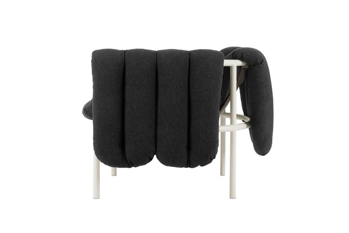 Puffy lounge-nojatuoli, Anthracite-cream Hem