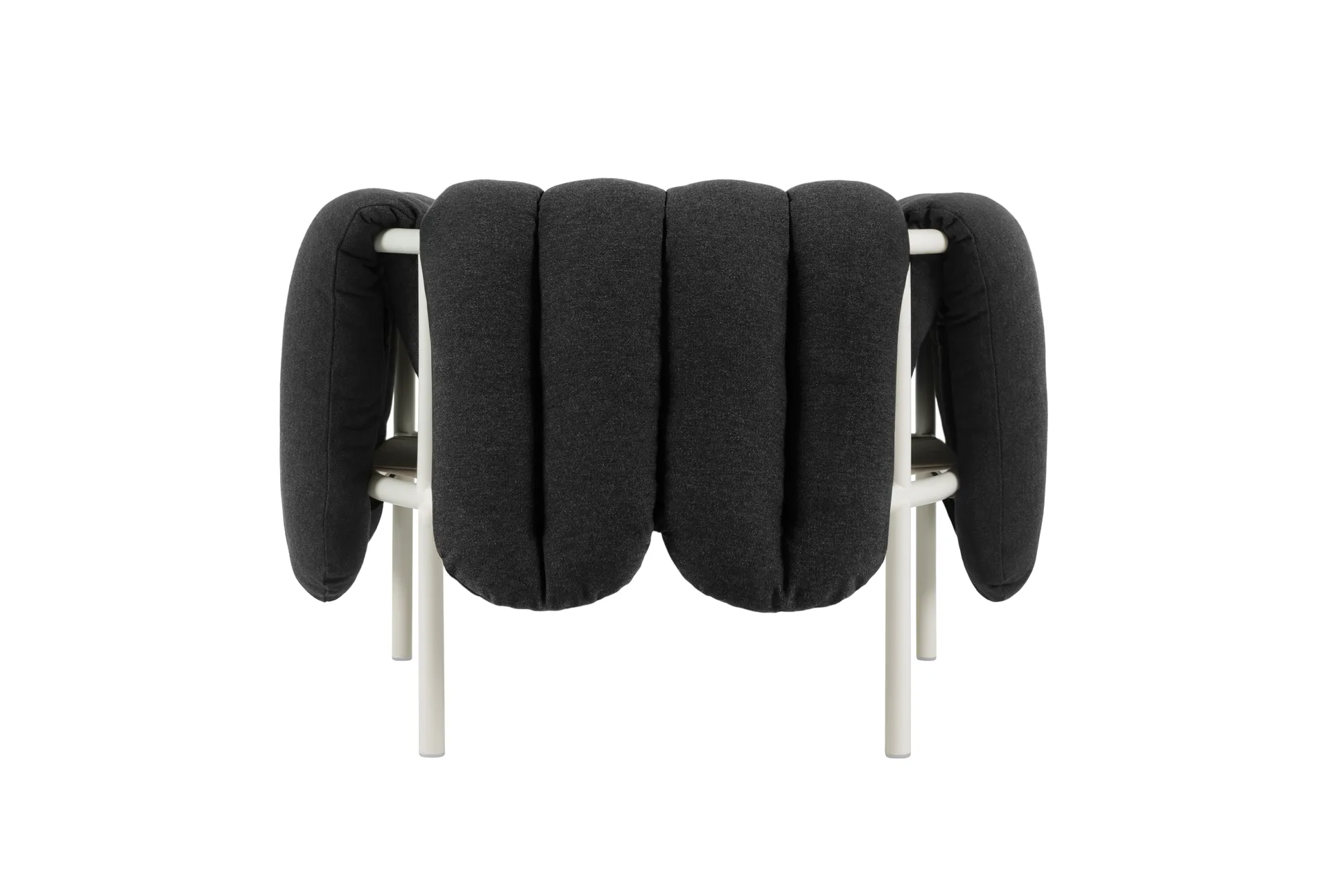 Puffy lounge-nojatuoli, Anthracite-cream Hem