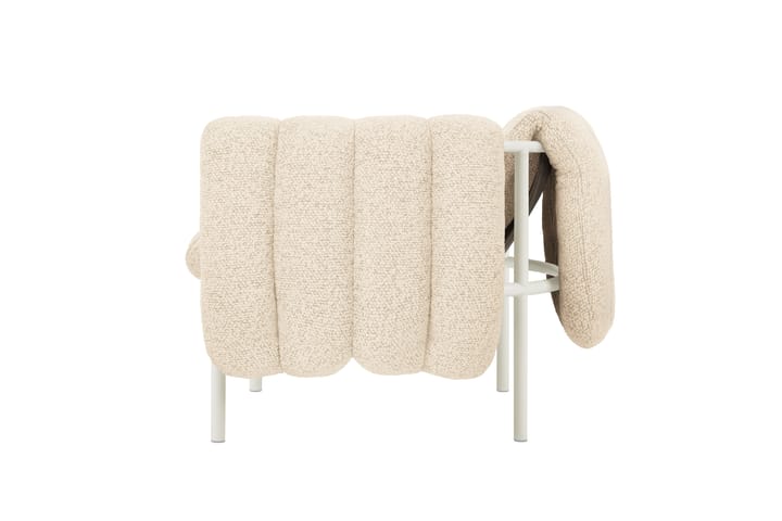 Puffy lounge-nojatuoli, Eggshell-cream Hem