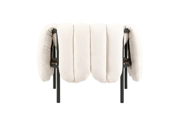 Puffy lounge-nojatuoli - Natural-black grey - Hem