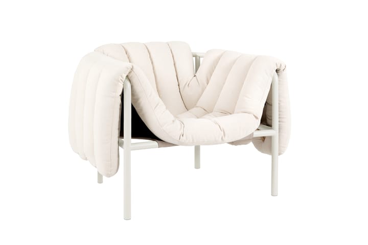 Puffy lounge-nojatuoli, Natural-cream Hem