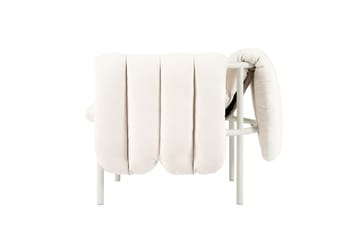 Puffy lounge-nojatuoli - Natural-cream - Hem