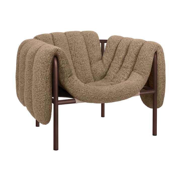 Puffy lounge-nojatuoli - Sawdust-chocolate brown - Hem
