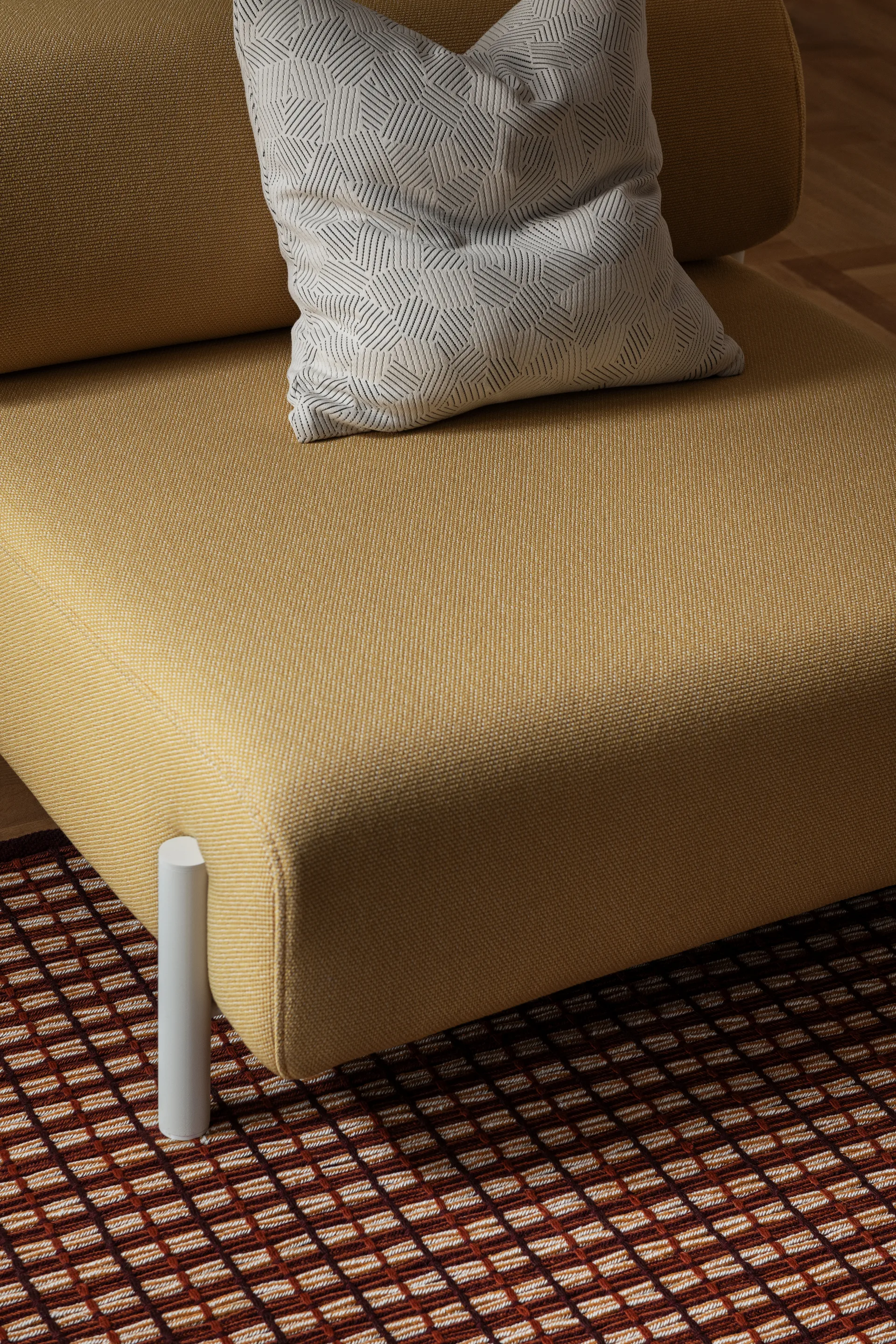 Rope matto Large 200x300 cm, Terracotta Hem