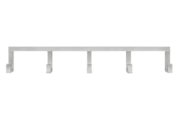 Tig Quintuple seinäkoukku 115 cm - Harjattu alumiini - Hem