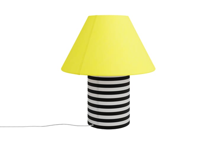 Toto pöytälamppu Large 64 cm, Wax yellow-black & white stripes Hem