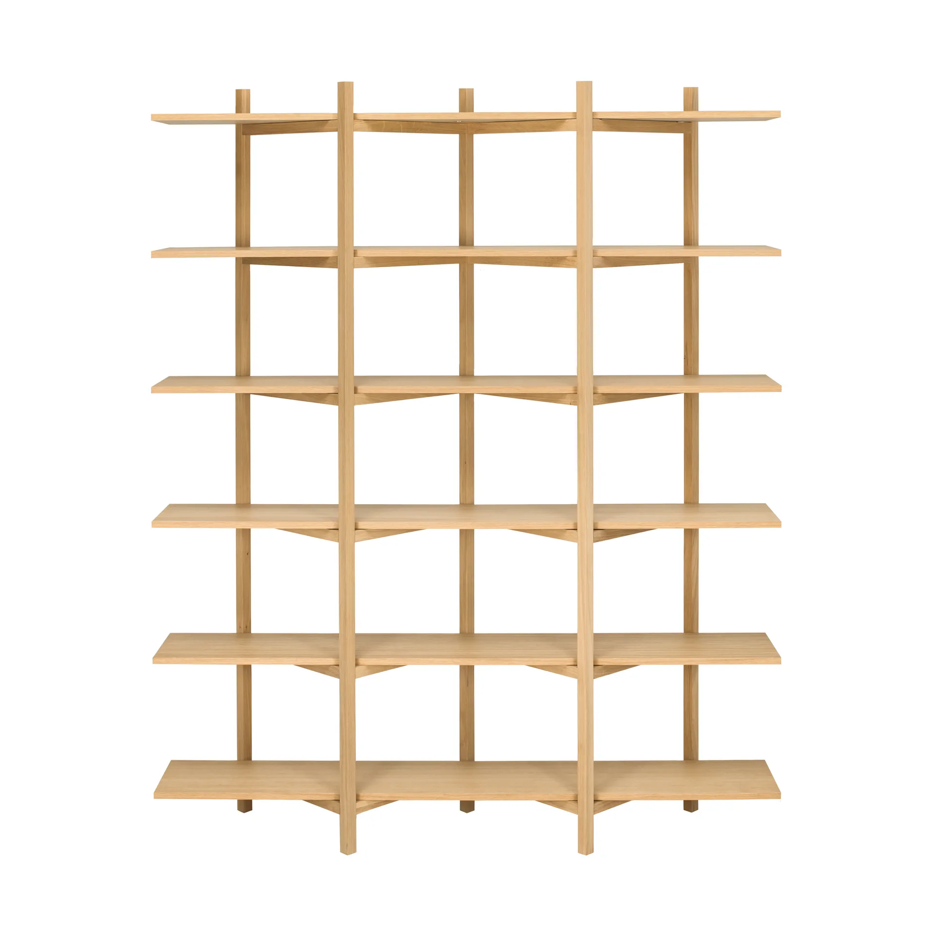 Zig Zag hylly High 175x214 cm, Tammi Hem