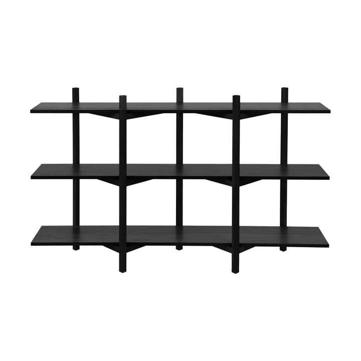 Zig Zag hylly Low 175x100 cm - Black - Hem