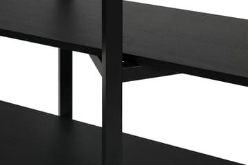 Zig Zag hylly Low 175x100 cm - Black - Hem