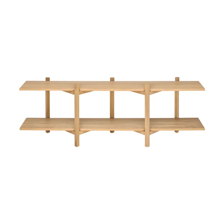 Zig Zag hylly Media 194x57 cm - Tammi - Hem