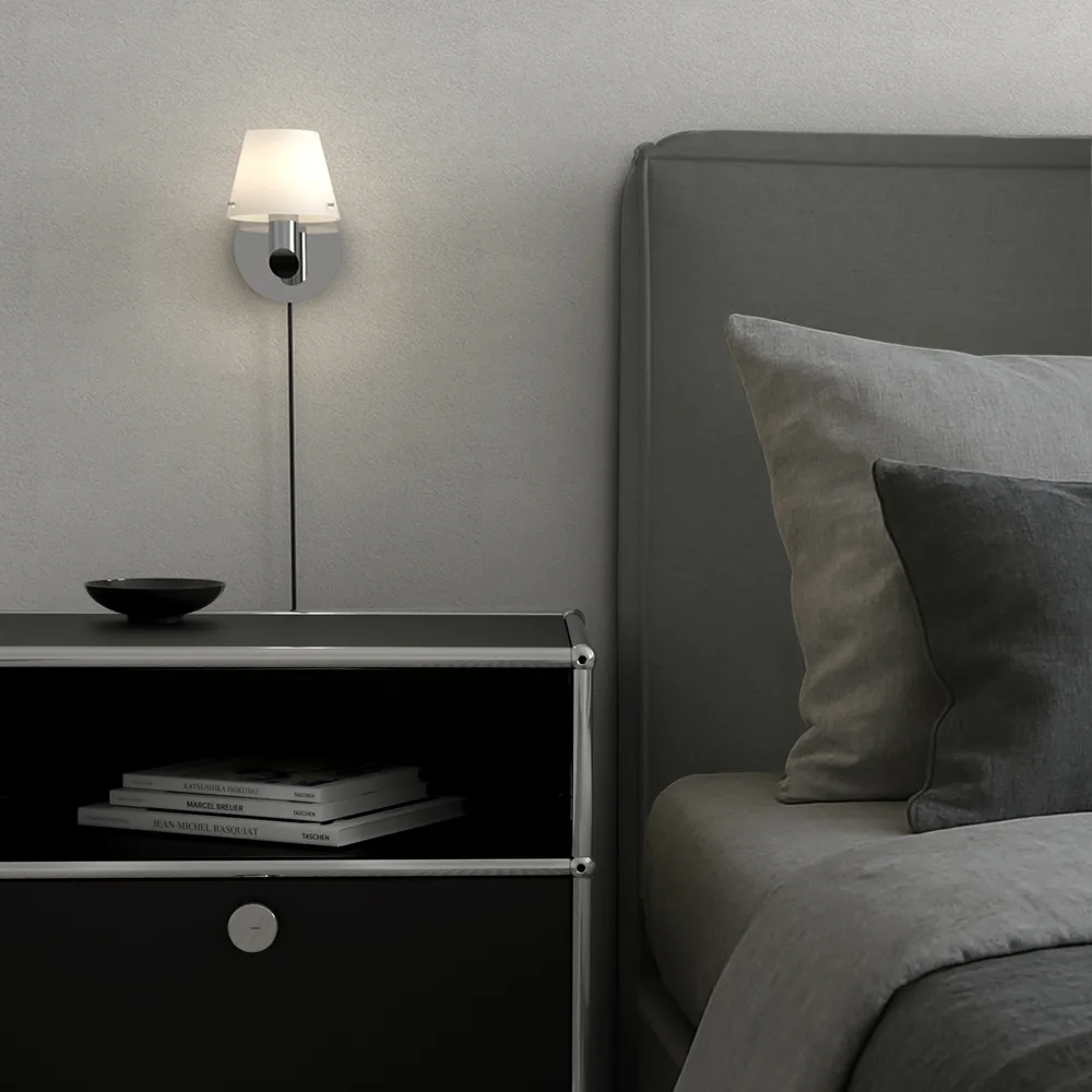 Gil seinälamppu, Kromi opaalilasi Herstal