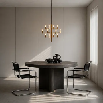 Manola 12 kattokruunu - Satin brass - Herstal