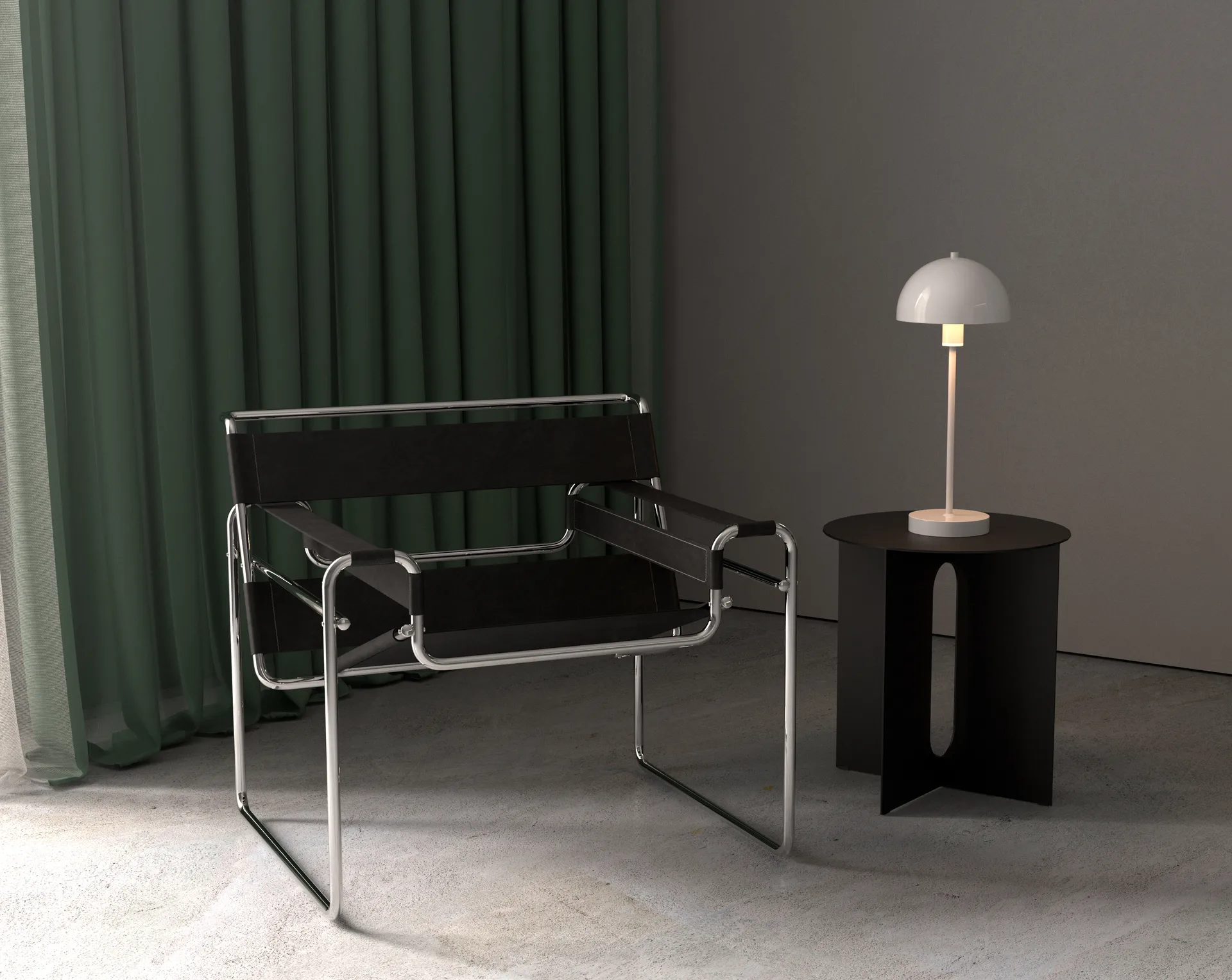 Vienda pöytävalaisin, Kiiltävä valkoinen Herstal