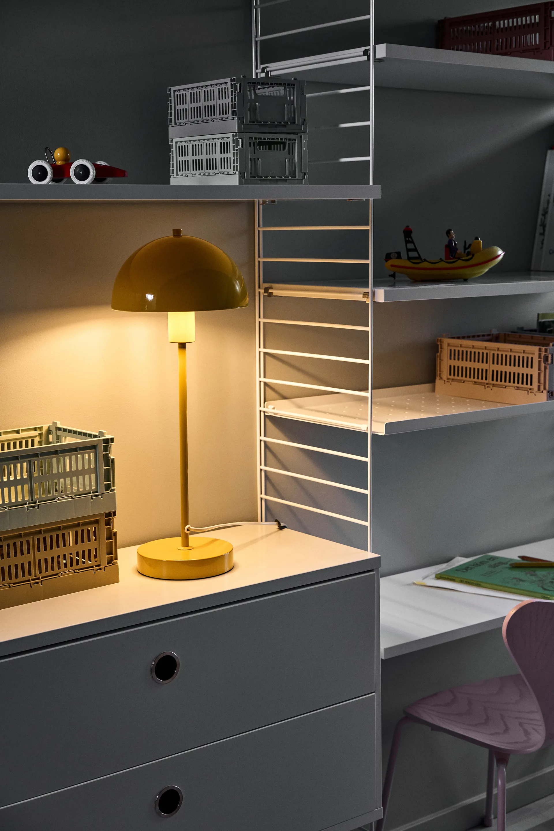 Vienda pöytävalaisin, Mango yellow Herstal