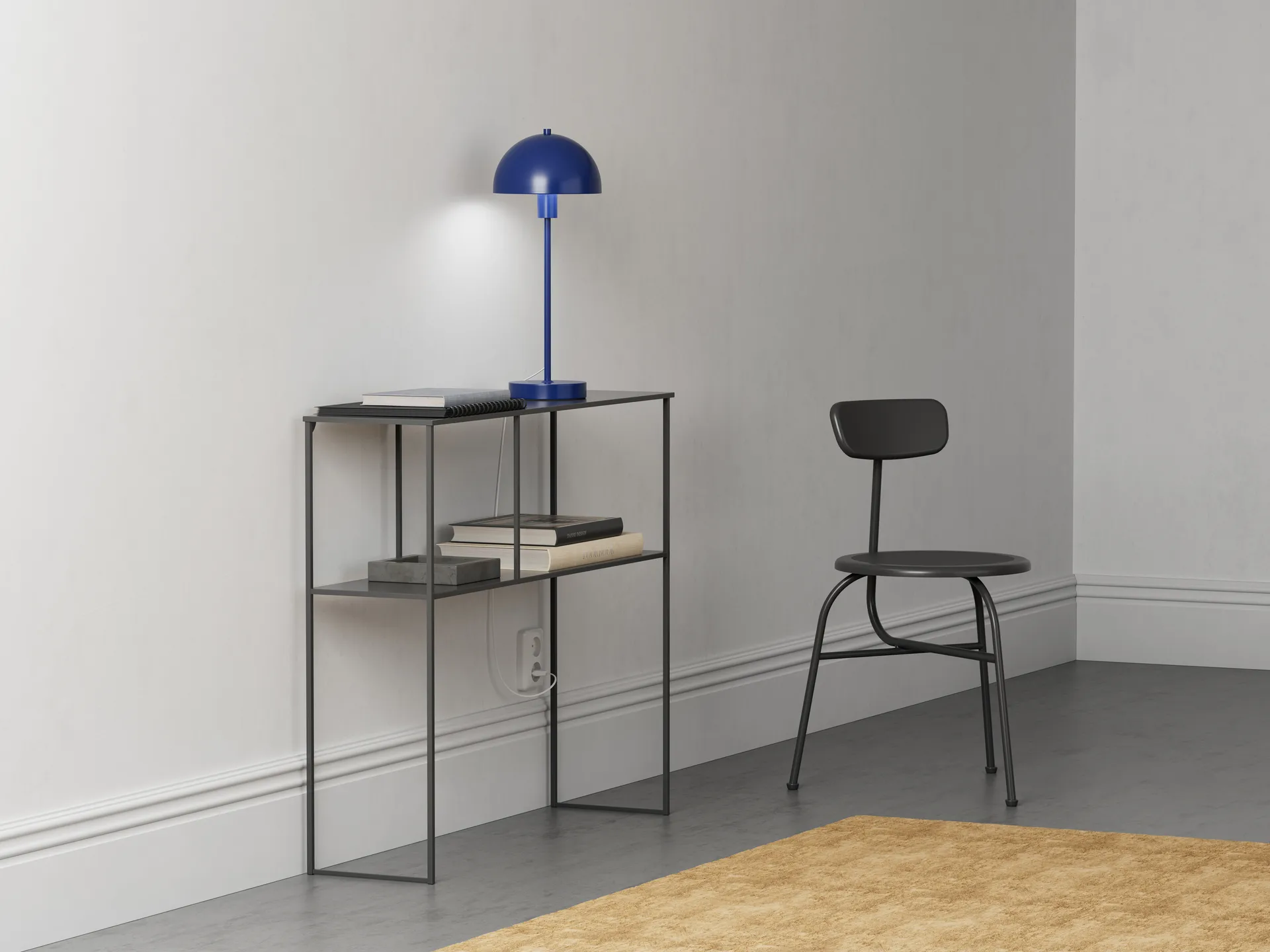 Vienda pöytävalaisin, Royal blue Herstal