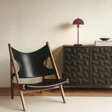 Vienda pöytävalaisin - Valentinpunainen - Herstal