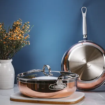 Hestan Copperbond essential traktööri pannu Ø24 cm - Kupari - Hestan