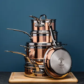 Hestan Copperbond pata- ja paistinpannusetti - 10 osaa - Hestan