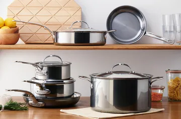 Hestan Nanobond kattila- ja paistinpannusetti - 10 osaa - Hestan