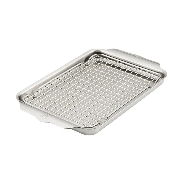 Hestan OvenBond paistokasari uuniritilällä - Ruostumaton teräs, 24x39 cm - Hestan