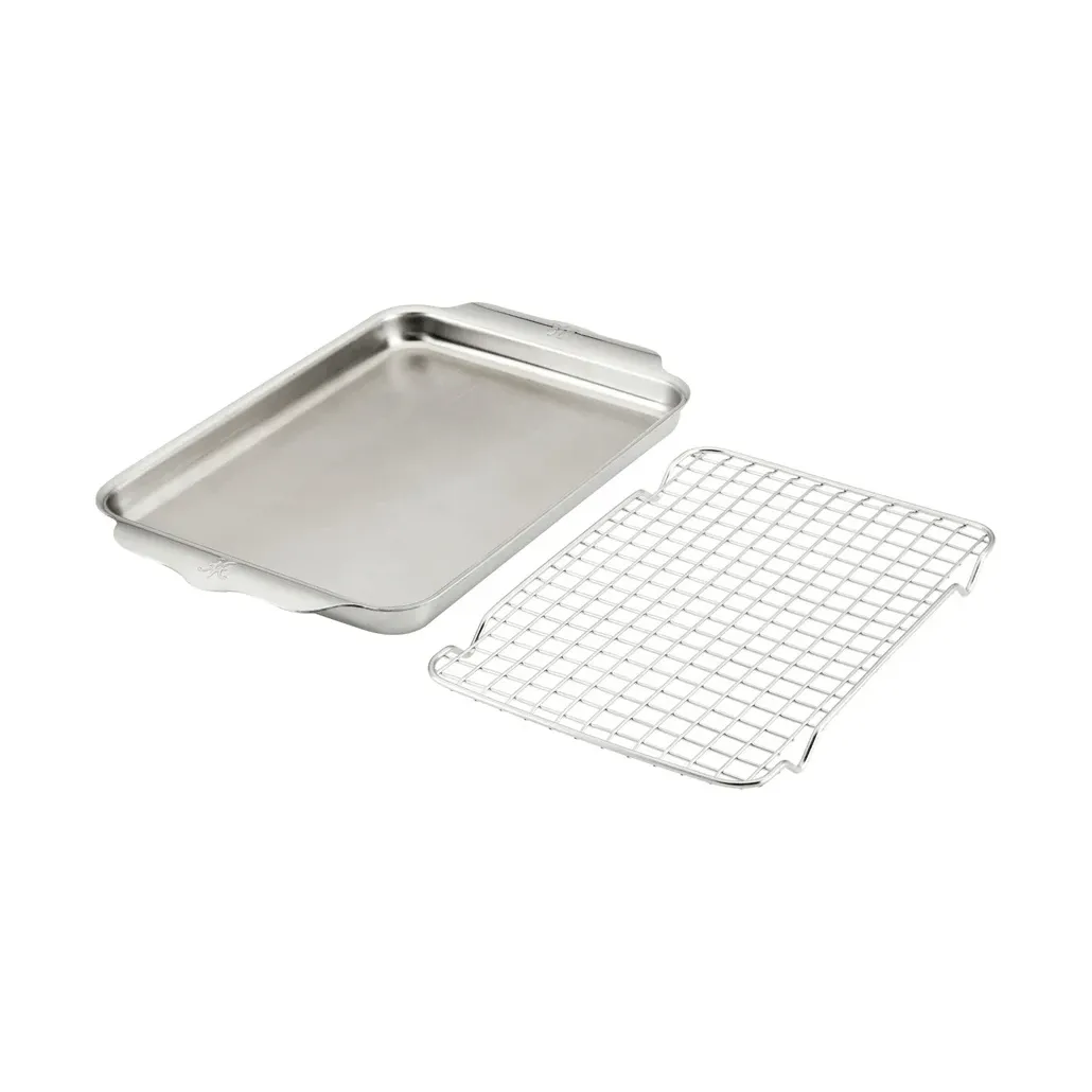 Hestan OvenBond paistokasari uuniritilällä, Ruostumaton teräs, 24x39 cm Hestan