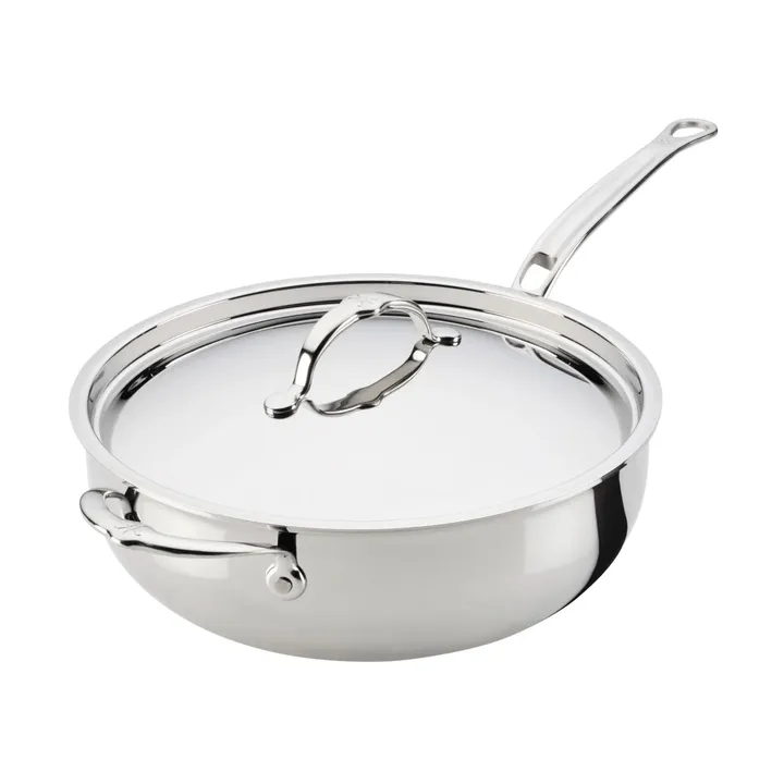 Hestan ProBond Luxe yleispannu kannella - Ruostumaton teräs, apukahva - Hestan